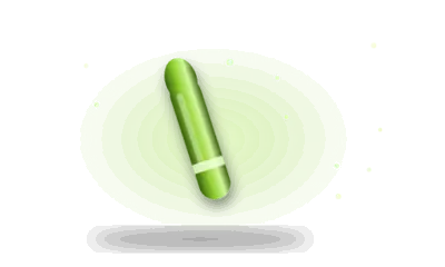 Illustration of a bullet vibrator (drawing, not the actual product)