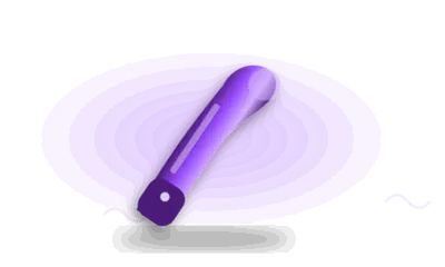 Illustration of a curved vibrator (drawing, not the actual product)