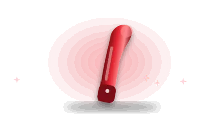 Illustration of a curved vibrator (drawing, not the actual product)