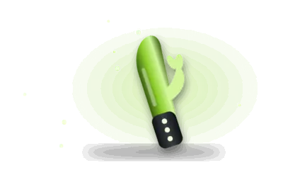 Illustration of a rabbit-style vibrator (drawing, not the actual product)