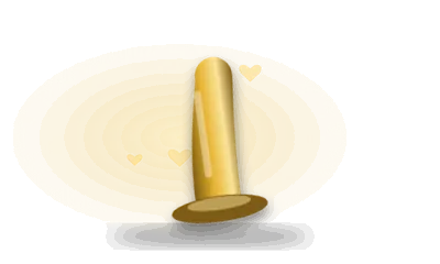 Illustration of a smooth silicone toy (drawing, not the actual product)