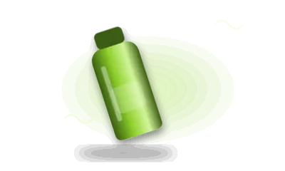 Illustration of a lube bottle (drawing, not the actual product)